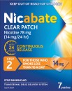 Nicabate-Clear-Patch-Step-2-7-Patches Sale