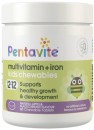 Pentavite-Multivitamin-Iron-60-Chewable-Tablets Sale