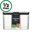 Sistema-Ultra-Clear-Tritan-Square-Large-Container-14-Litre Sale
