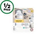 Tommee-Tippee-Natural-Start-Bottles-340ml-Pk-2 Sale