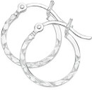 Sterling-Silver-15x15mm-Square-Hoop-Earrings Sale