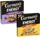 NEW-Carmans-Mango-Ripple-or-Peanut-Butter-Crunch-Energy-Bars-5-Pack-175g-200g Sale