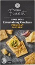 Coles-Finest-Parmesan-and-Garlic-Crackers-120g Sale
