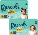 Rascals-Premium-Jumbo-Nappies-54-Pack-108-Pack Sale