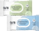 CUB-Lightly-Scented-or-Fragrance-Free-Baby-Wipes-80-Pack Sale
