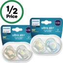 Avent-Ultra-Air-Soother-0-6-or-6-18-Months-Pk-2-Assorted Sale