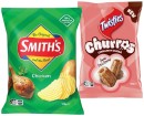 Smiths-Crinkle-Cut-Chips-150170g-or-Twisties-Churros-Cinnamon-Sugar-120g-Selected-Varieties Sale
