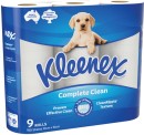 Kleenex-Complete-Clean-Toilet-Tissue-9-Pack Sale
