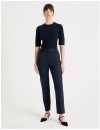 Basque-Compact-Sateen-Pant-Indigo Sale