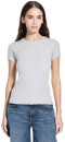 Guess-Jeans-Short-Sleeve-Embro-Slim-Top-Grey Sale
