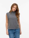 Vero-Moda-Wow-High-Neck-Vest-Medium-Grey-Melange Sale