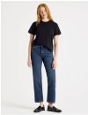Grab-Cropped-Straight-Mid-Rise-Jean-Dark-Indigo Sale