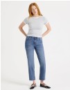 Grab-Cropped-Straight-Mid-Rise-Jean-Medium-Indigo Sale