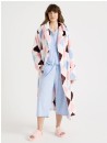 Soho-Fleece-Robe-Pink-Argyle-Print Sale