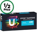 U-by-Kotex-Sport-Tampons-Pk-16 Sale