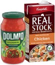 Dolmio-Pasta-Sauce-490-500g-or-Campbells-Real-Stock-1-Litre-Selected-Varieties Sale