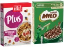 Nestl-Milo-Cereal-330340g-or-Uncle-Tobys-Plus-Cereal-410435g-Selected-Varieties Sale