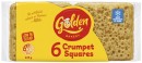 Golden-Crumpet-Squares-6-Pack-425g Sale