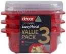Dcor-Microsafe-Easy-Heat-Container-375mL-3-Pack Sale