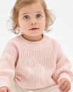 Baby-Organic-Cotton-Fishermans-Rib-Sweater-Pink Sale