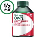 Natures-Own-Glucosamine-Sulfate-with-Chondroitin-Tablets-For-Joints-Pk-200 Sale