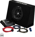 Kicker-10-Subwoofer-in-Slim-Enclosure-Plus-Amplifier-Wiring-Kit Sale