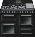 Smeg-110cm-Victoria-Dual-Fuel-Black-Freestanding-Cooker Sale