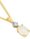 9ct-Gold-Opal-Diamond-Pendant Sale