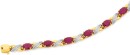 9ct-Gold-Natural-Ruby-Diamond-Bracelet Sale