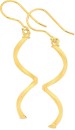 9ct-Gold-Twist-Drop-Earrings Sale