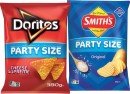 Doritos-Corn-Chips-Smiths-Crinkle-Cut-380g-or-Red-Rock-Deli-Chips-Party-Size-290g-Selected-Varieties Sale