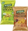 Infuzions-Veggie-Straws-or-Crackers-90g Sale