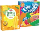 Life-Savers-Ice-Block-8-Pack-or-Peters-Frosty-Fruits-68-Pack-Selected-Varieties Sale