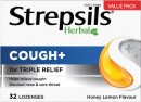 Strepsils-Herbal-Cough-Lozenges-Honey-Lemon-32-Pack Sale