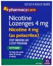 Pharmacy-Care-Nicotine-Lozenges-4mg-72-Pack Sale