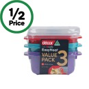 Dcor-Microsafe-Oblong-Containers-Pk-3-x-375ml Sale
