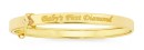 9ct-Gold-Childrens-Diamond-Bangle Sale