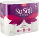 Coles-3-Ply-So-Soft-Strong-Toilet-Paper-24-Pack Sale