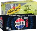 Pepsi-Solo-or-Schweppes-Infused-Natural-Mineral-Water-10x375mL-Selected-Varieties Sale