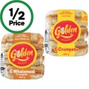 Golden-Crumpet-Rounds-Pk-6 Sale
