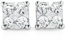 9ct-Yellow-Gold-Diamond-Square-Look-Stud-Earrings Sale
