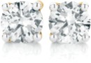 9ct-Yellow-Gold-Diamond-Stud-Earrings Sale