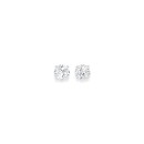 9ct-Gold-Cubic-Zirconia-Stud-Earrings Sale