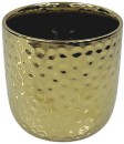Eden-15cm-Gold-Ceramic-Hammered-Pot Sale