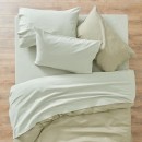 Flannelette-Bed-Sheet-Set-Sage Sale
