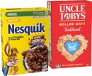 Nestl-Nesquik-Cereal-310g-Uncle-Tobys-Rolled-Oats-1kg-or-Weeties-Cereal-510g-Selected-Varieties Sale