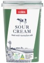 Coles-Sour-Cream-300g Sale