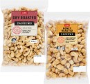 Coles-Dry-Roasted-Honey-Natural-or-Roasted-Salted-Cashews-400g-Pack Sale