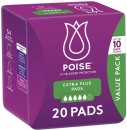 Poise-Extra-Plus-Pads-20-Pack Sale