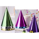 Party-Hats-Foil-Pk-6 Sale